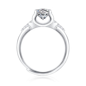 Adjustable Moissanite attachment Rings R11558-6.5（BUY 1 GET 1 Present ）