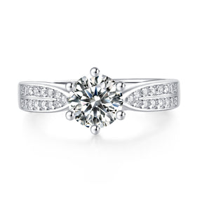 Adjustable Moissanite perfect Rings R11550-6.5（BUY 1 GET 1 Present ）
