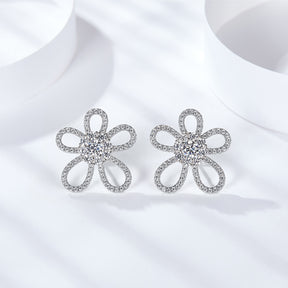 Moissanite Diamond Small Earrings EM4026F
