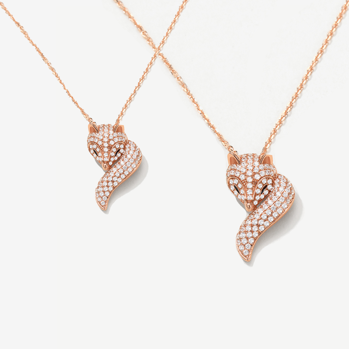 Arctic Fox Pendant Necklace
