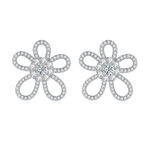 Moissanite Diamond Small Earrings EM4026F