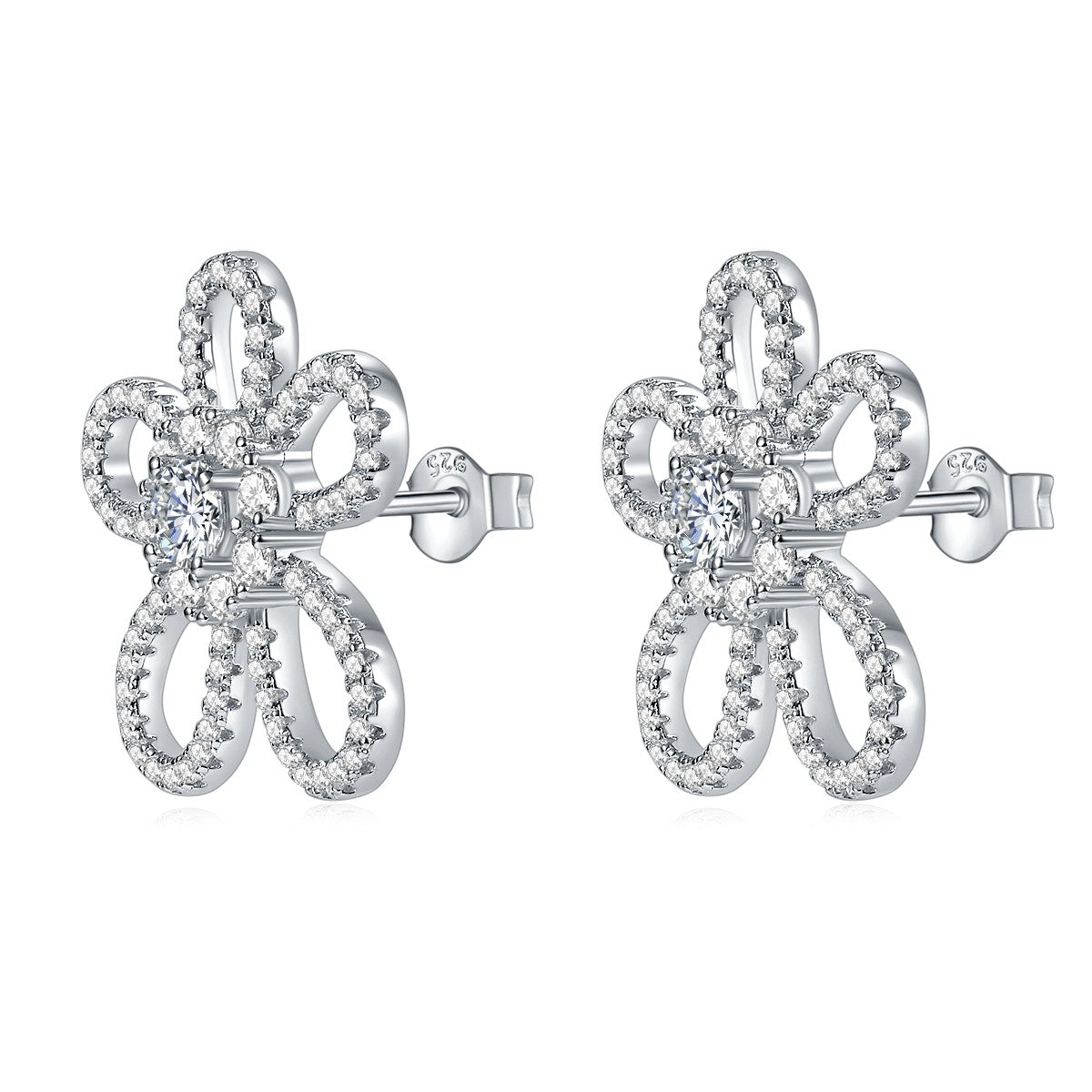 Moissanite Diamond Small Earrings EM4026F