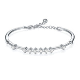 Silver Moissanite Diamond Sansheng Stone Bracelet BM6001O（BUY 1 GET 1 Present ）