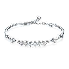 Silver Moissanite Diamond Sansheng Stone Bracelet BM6001O（BUY 1 GET 1 Present ）