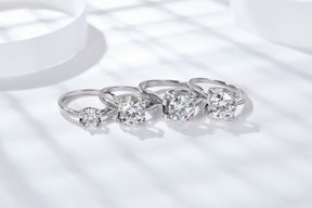 Classic Bull Head S925 Silver Moissanite Diamond Ring
