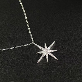 Adjustable Moissanite shooting star Necklaces P11545