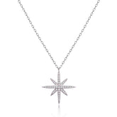 Adjustable Moissanite shooting star Necklaces P11545