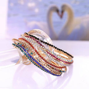 Colorful Rhinestone Bracelet