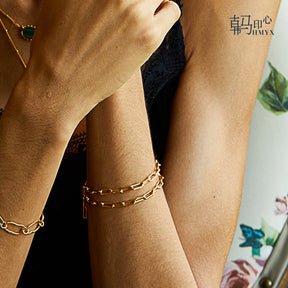 Vermeil Stacked Bracelet