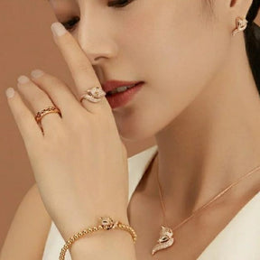 Rosy Arctic Fox Ring