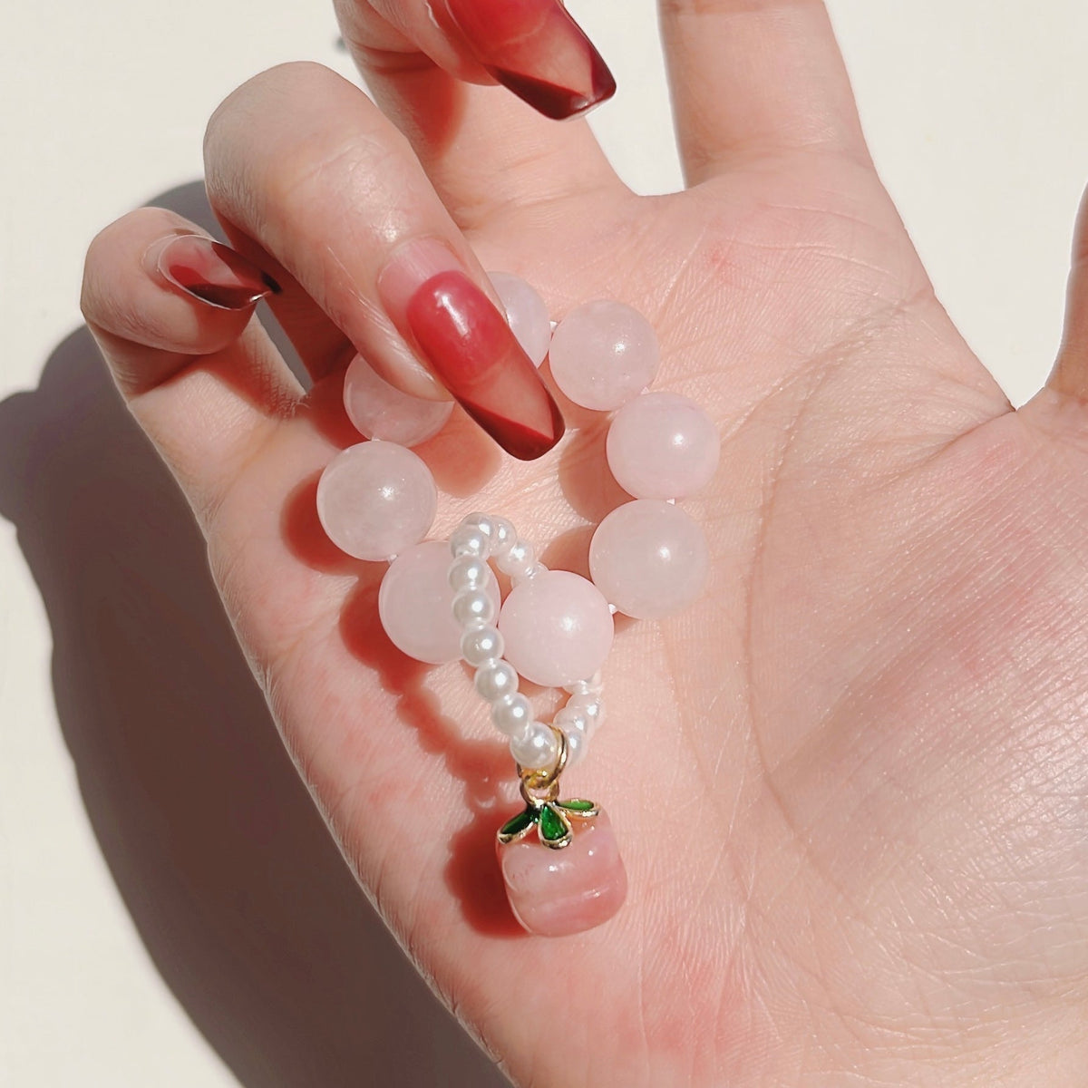 Rose Pearl Worry Beads