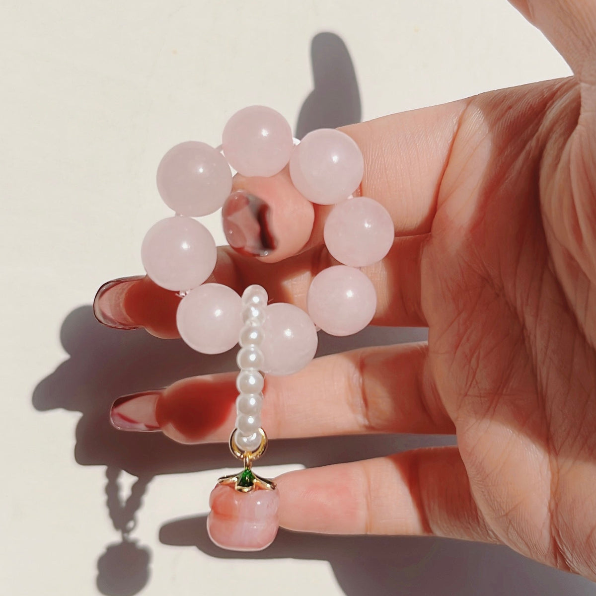 Rose Pearl Worry Beads