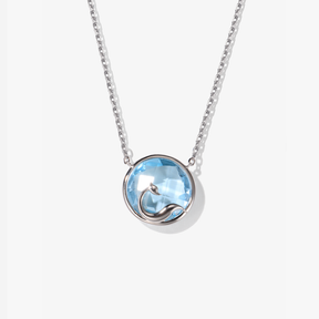 Blue Topaz Vive Necklace