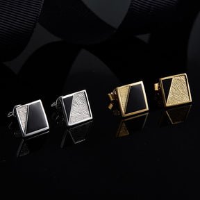 Silvery Puzzle Studs
