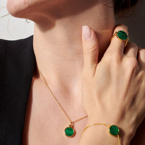 Malachite Window Ring