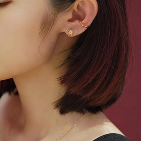 Rosy Fox Studs