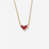 Ruby Heart Necklace