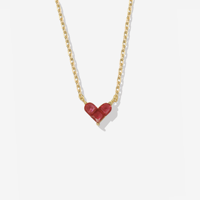 Ruby Heart Necklace