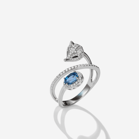 【02LIVE # link 53- BUY 1 GET 1 free ring】Arctic Fox Topaz Ring