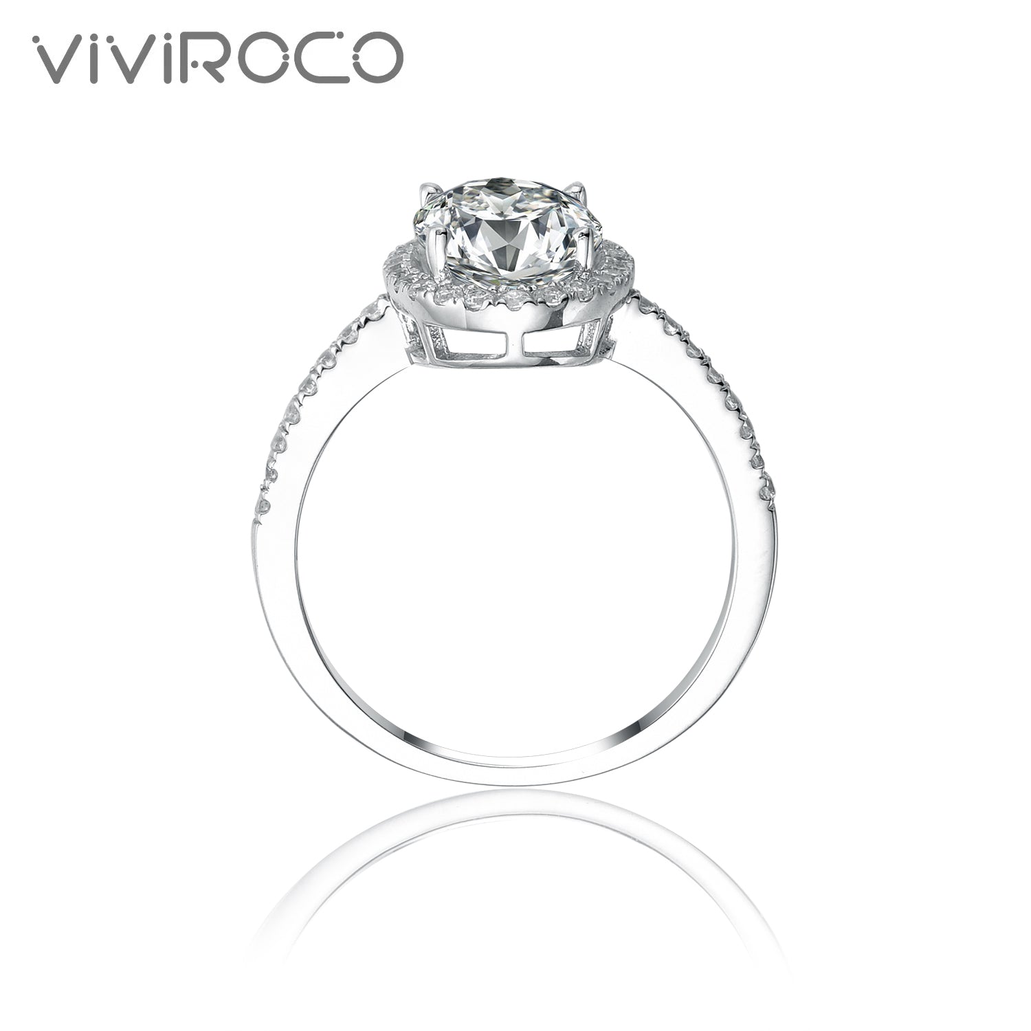 【02LIVE # link 8 - BUY 1 GET 1 free ring】RM1048 925 Silver Moissanite Ring
