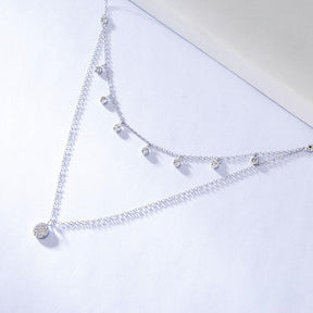 Layered Sterling Silver Necklace