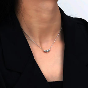 Bubble Sterling Silver Necklace