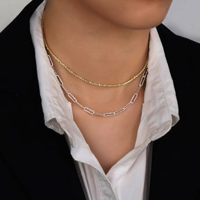Patterned Choker Necklace
