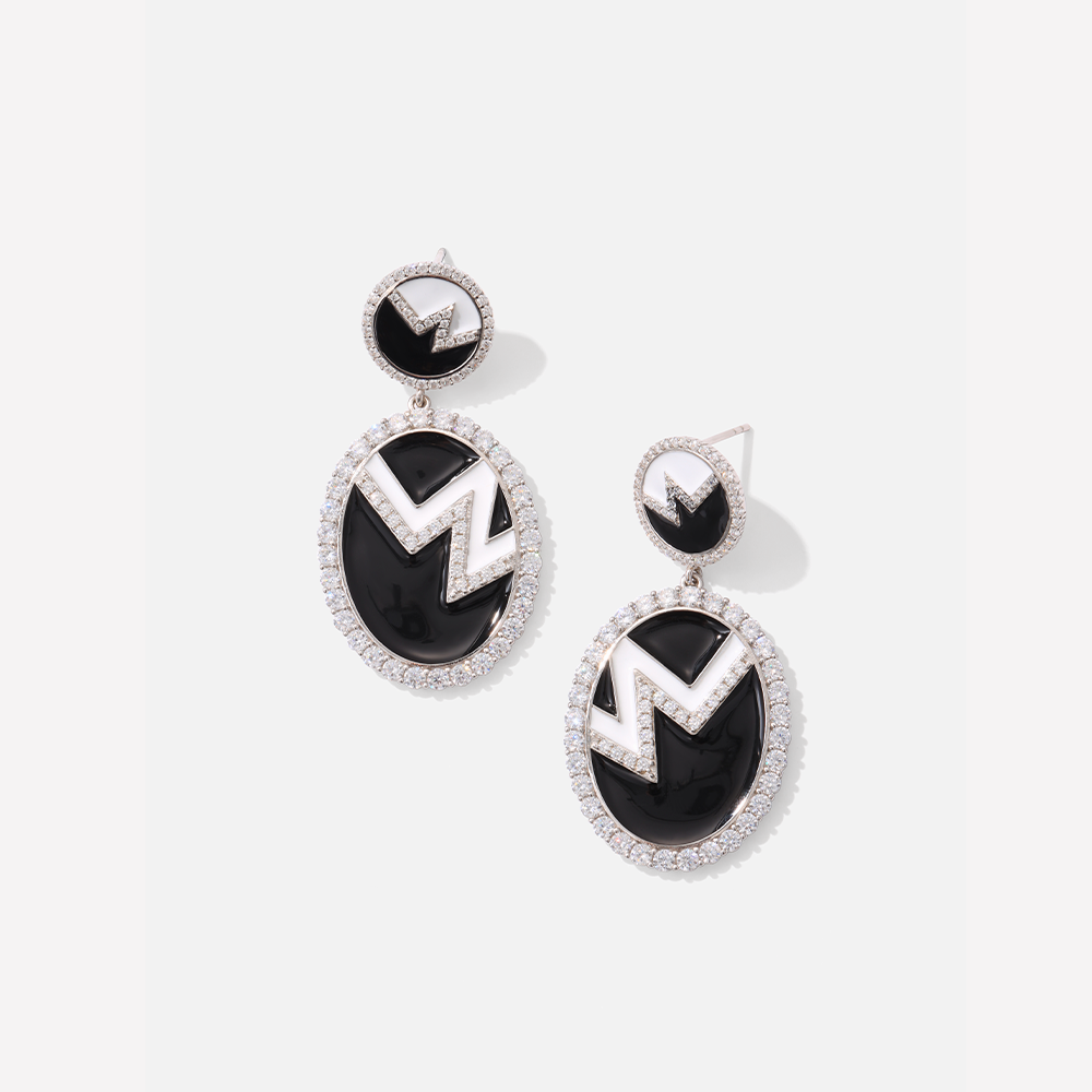 Geometric Abstraction Earrings