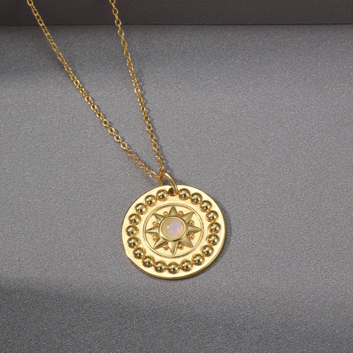 Glowy Coin Necklace