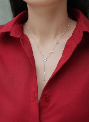 Adjustable Moissanite Love lingers Necklaces N12473