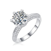 Adjustable Moissanite The destination of love Rings R12690-9.0（BUY 1 GET 1 Present ）