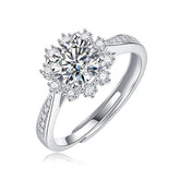 Adjustable Moissanite Ice Queen Rings R12679-6.5（BUY 1 GET 1 Present ）