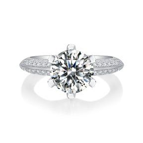 Adjustable Moissanite The destination of love Rings R12690-9.0（BUY 1 GET 1 Present ）