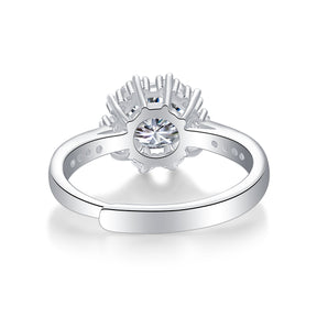Adjustable Moissanite Ice Queen Rings R12679-6.5（BUY 1 GET 1 Present ）