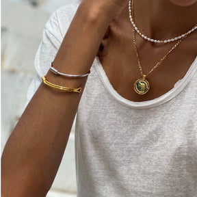 Vermeil Knot Cuff Bracelet
