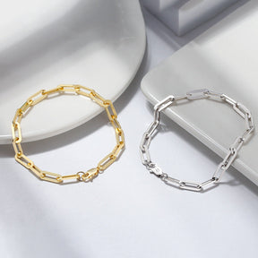 Vermeil Link Chain Bracelet