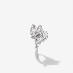 【02LIVE # link 47 - BUY 1 GET 1 free ring 】Rosy Arctic Fox Ring