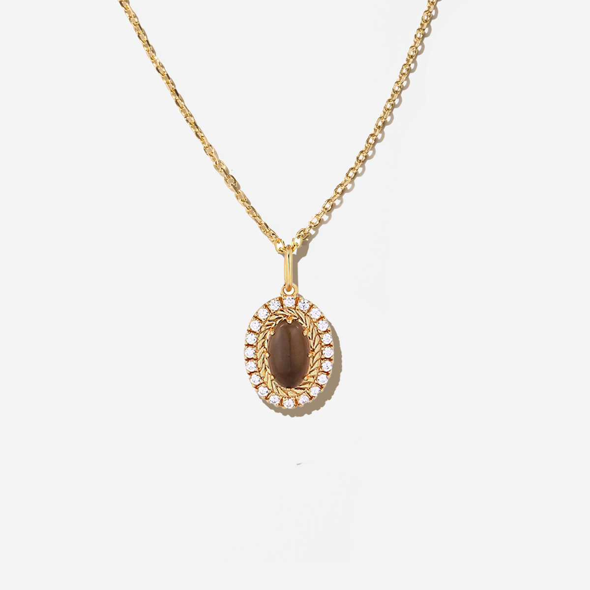 Smoky Quartz Glamour Pendant