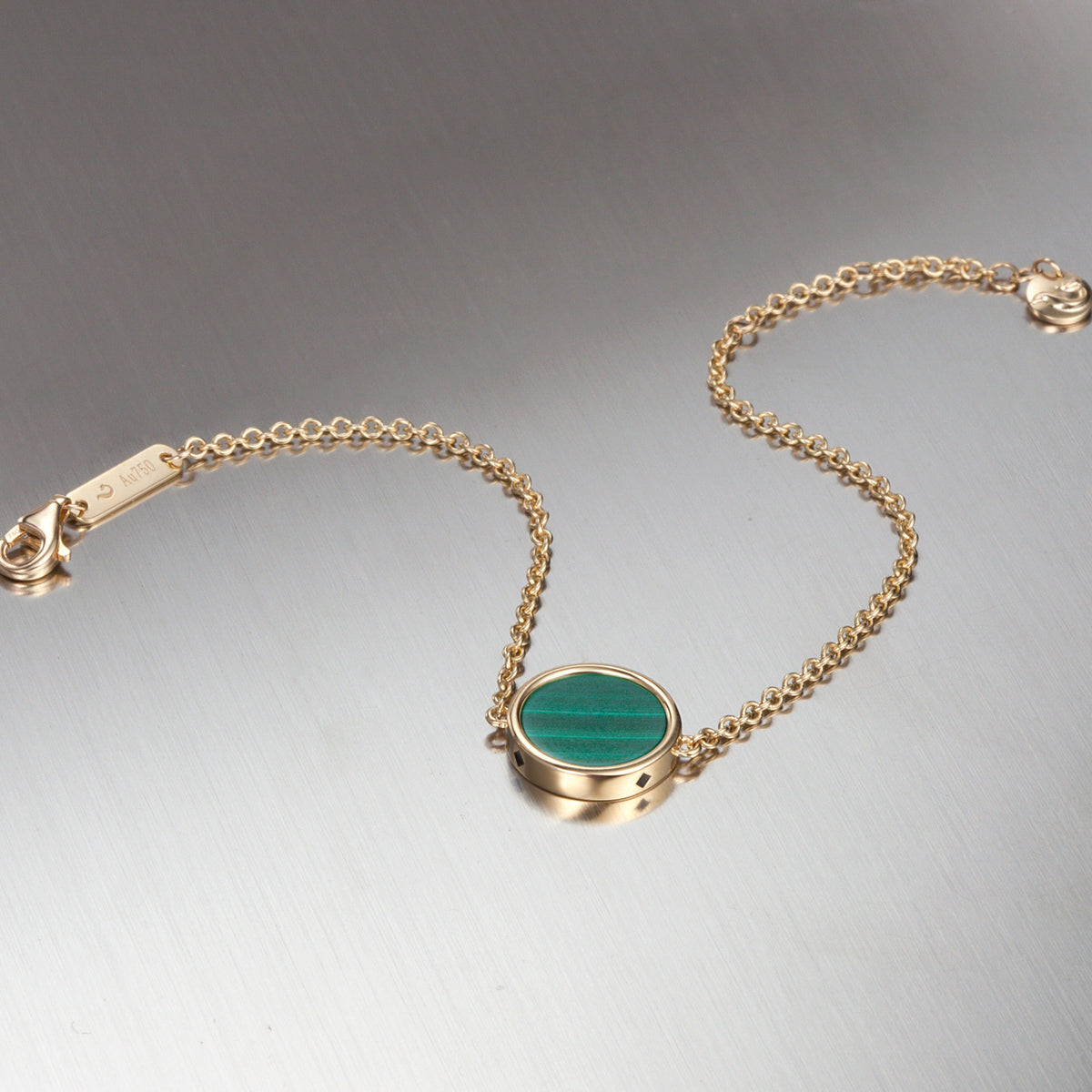 Malachite Window Bracelet