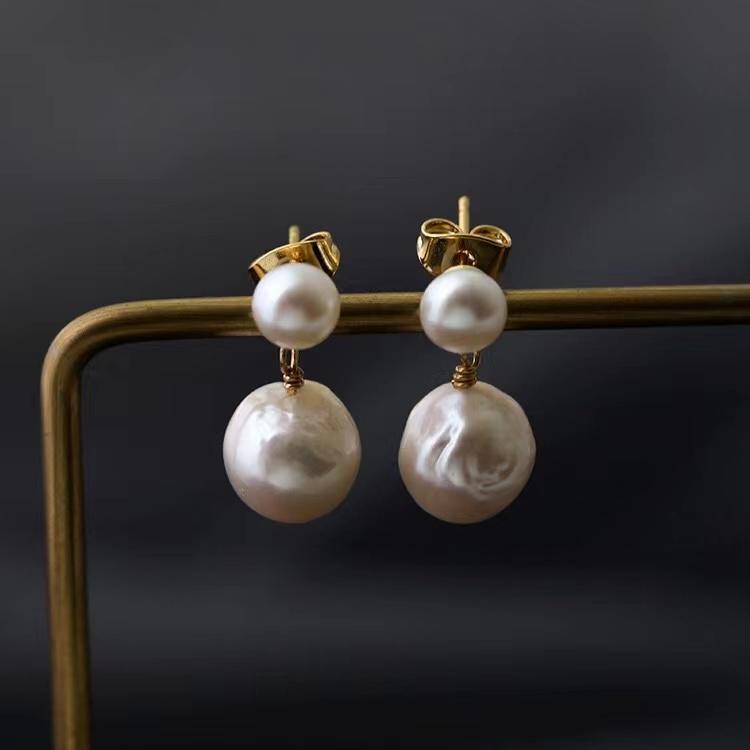 Sterling Silver Pearl Earrings