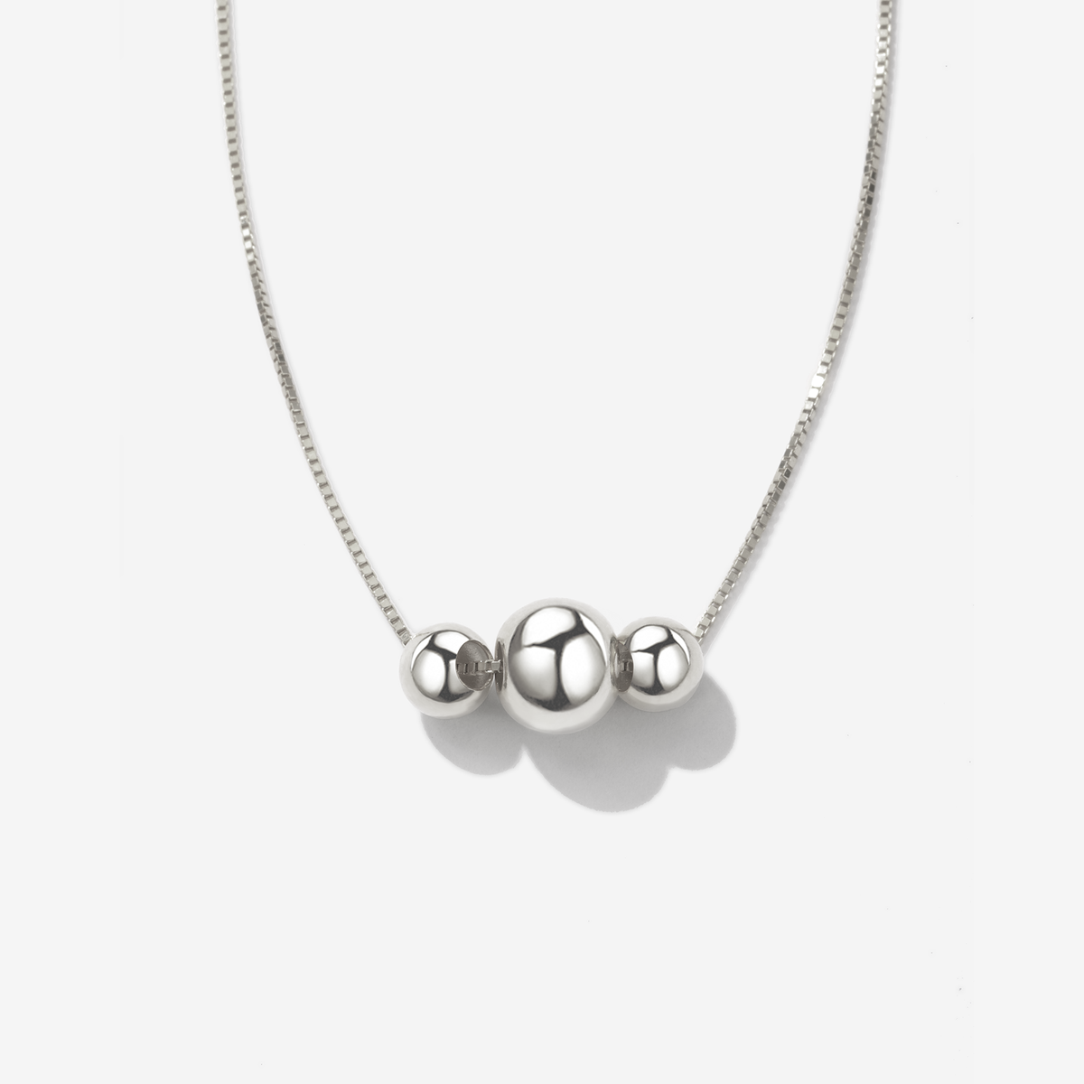 Bubble Sterling Silver Necklace
