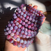 Grape Tourmaline Crystal Bracelet