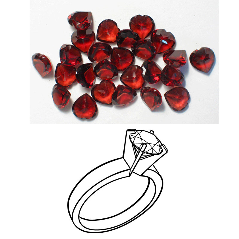 Custom Birthstone Gems/Custom Earrings/Bracelets/Necklaces/Garnet/Aquamarine/Ruby/Sapphire