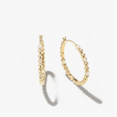 Twinkle Beaded Hoops