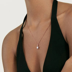 Sparkle Arctic Fox Necklace